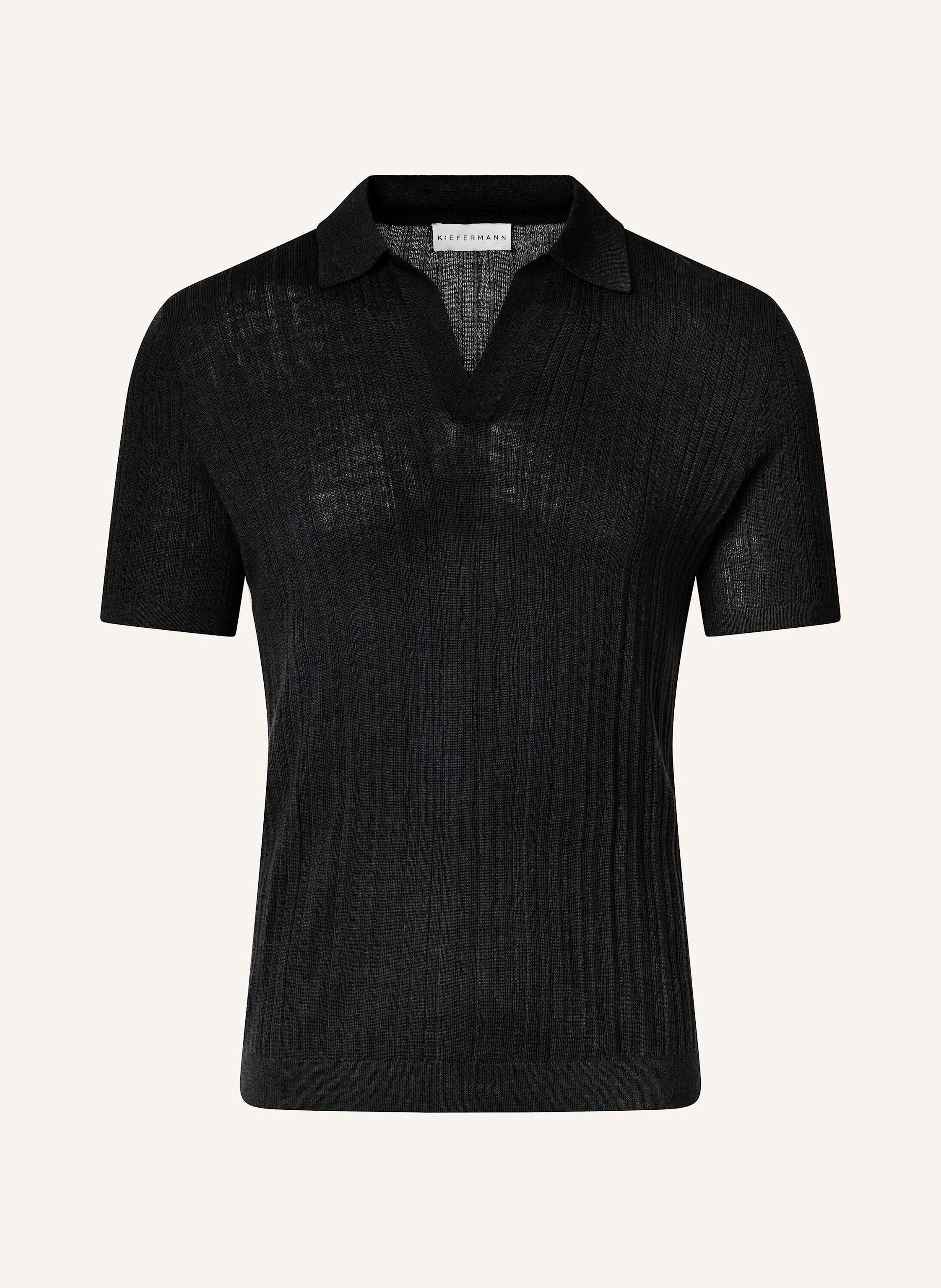 KIEFERMANN Strick-Poloshirt BORTISO aus Merino