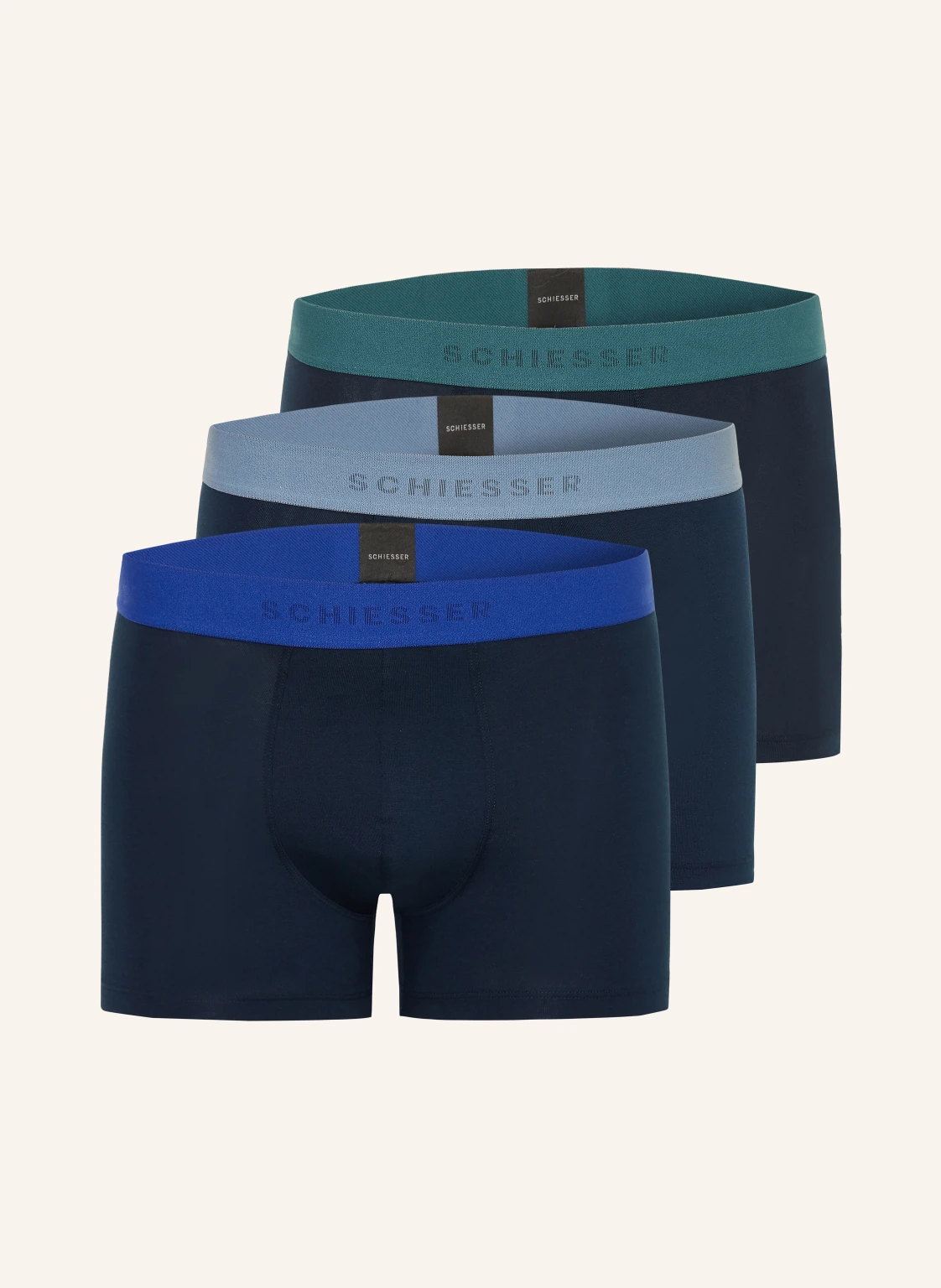 SCHIESSER 3er-Pack Boxershorts 95/5