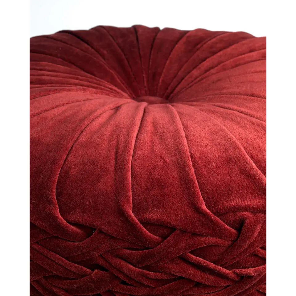 Sierkussen Kaja - Merlot - &Oslash;40 cm