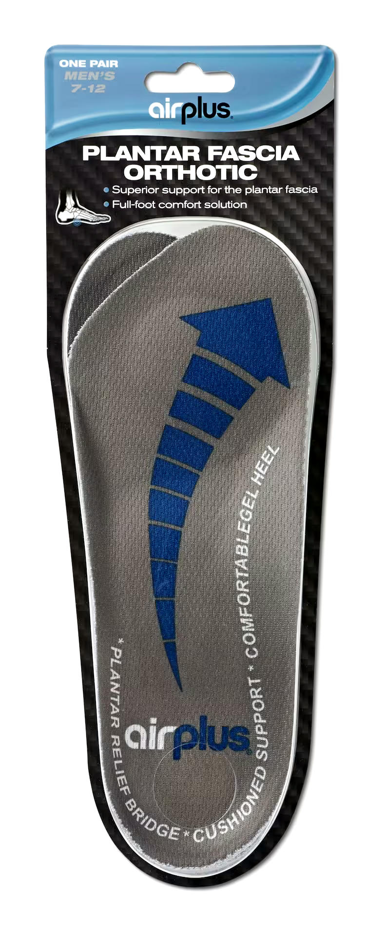 Airplus Plantar Fasciitis Men's Orthotic Shoe Insoles