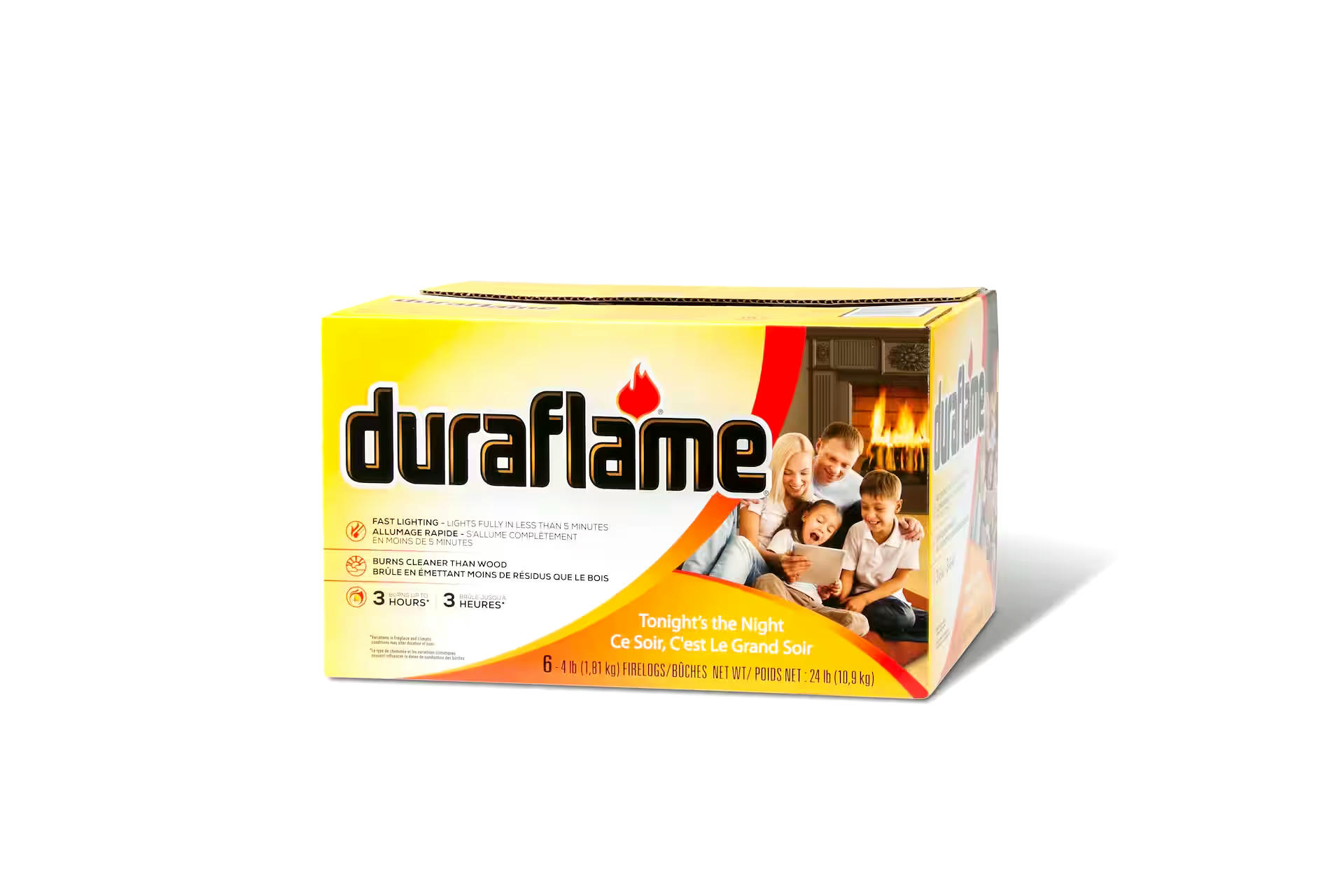 Duraflame Fast-Lighting Eco-Responsible Fire Logs, 6-pk, 4-lb