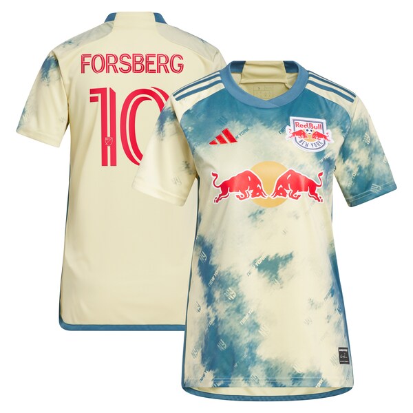 Emil Forsberg New York Red Bulls adidas Women's 2024 Daniel Patrick Kit Replica Player Jersey – Yellow