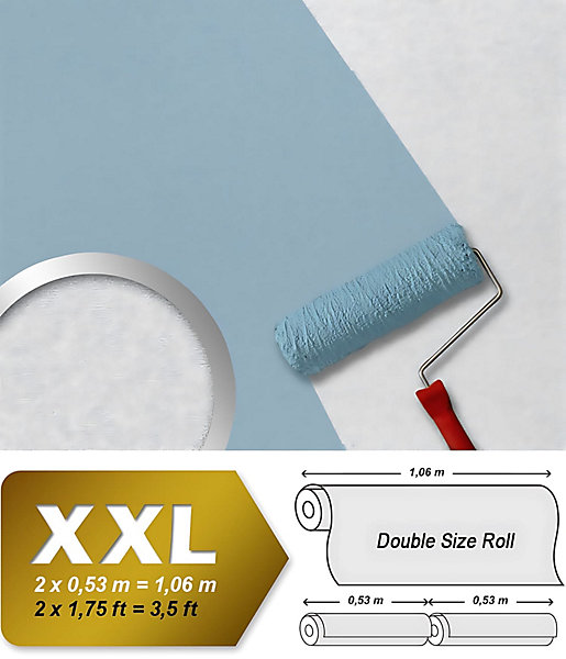 Papier peint blanc non-tissé EDEM 80357BR60 à peindre texturé décorative