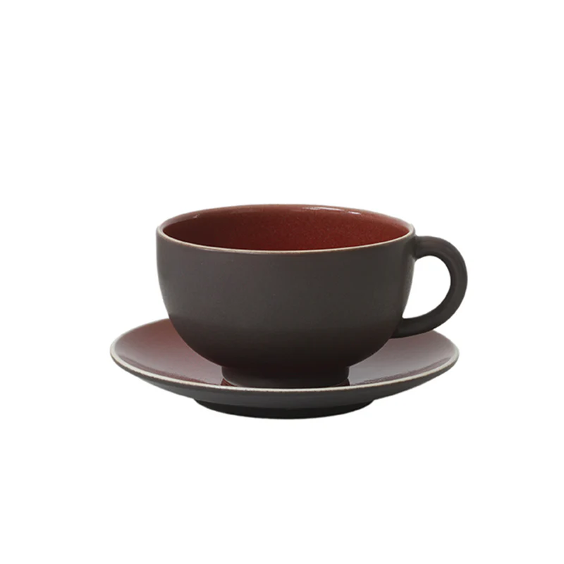 tasse & sous-tasse l cerise