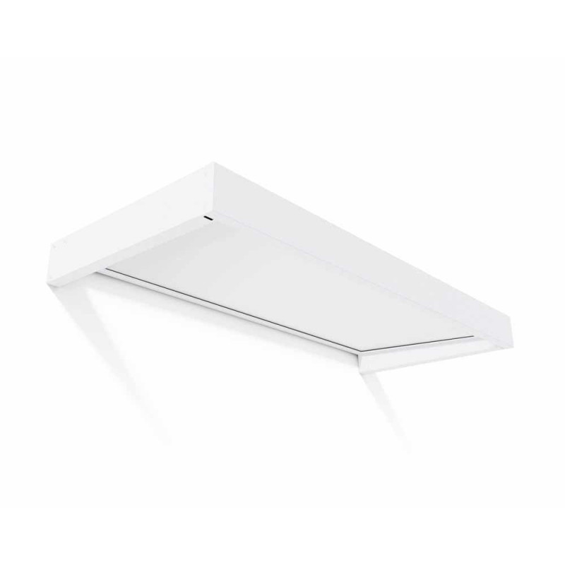 Marquise de porte Sophia blanche 215 x 95 cm CANOPIA