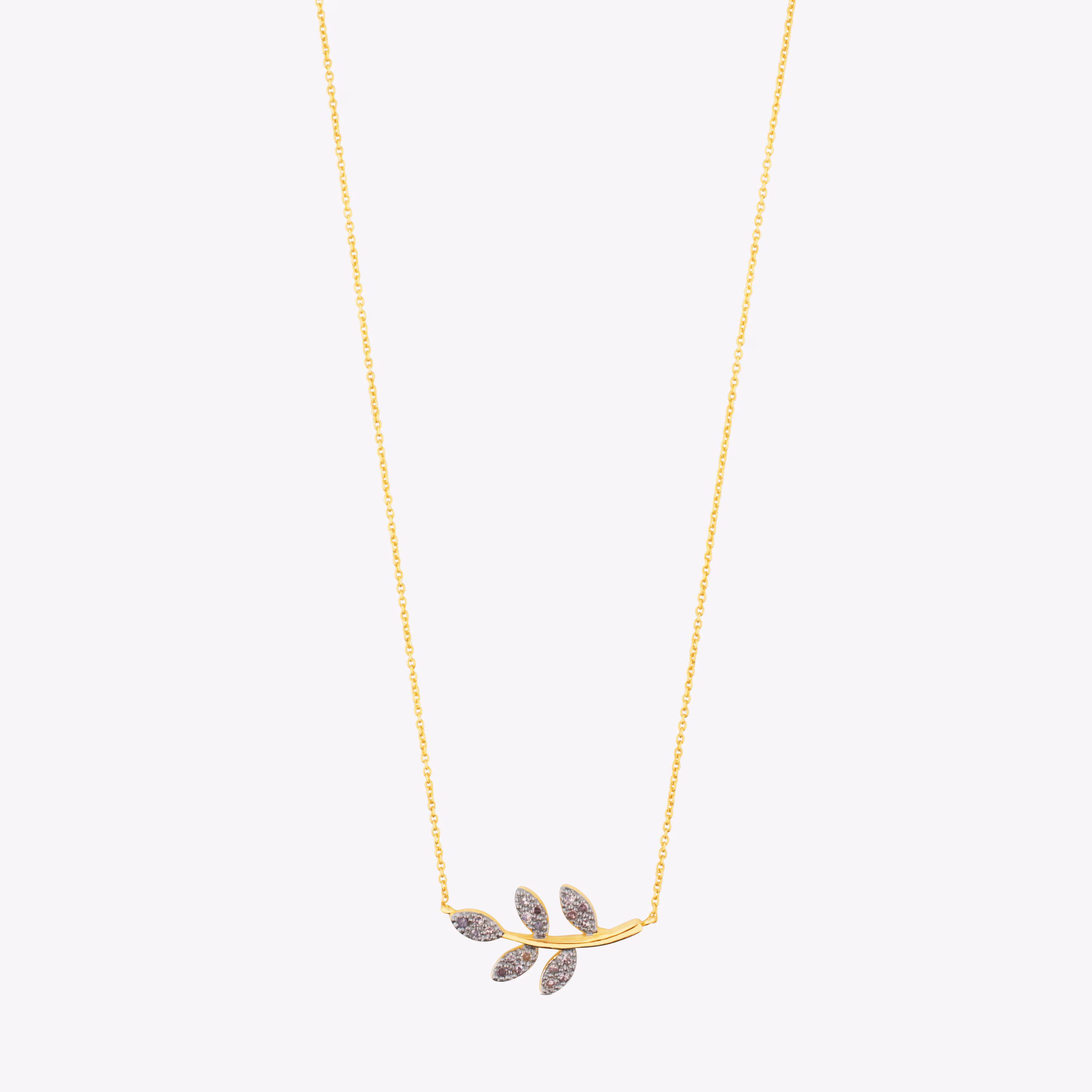Collar de oro diamantes Gem Power
