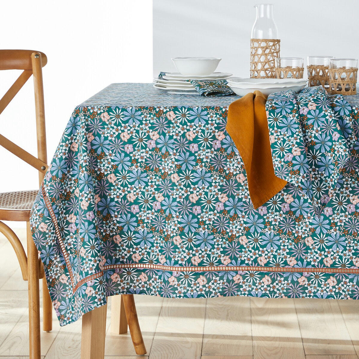 Nappe imprimée coton lavé, Daisy