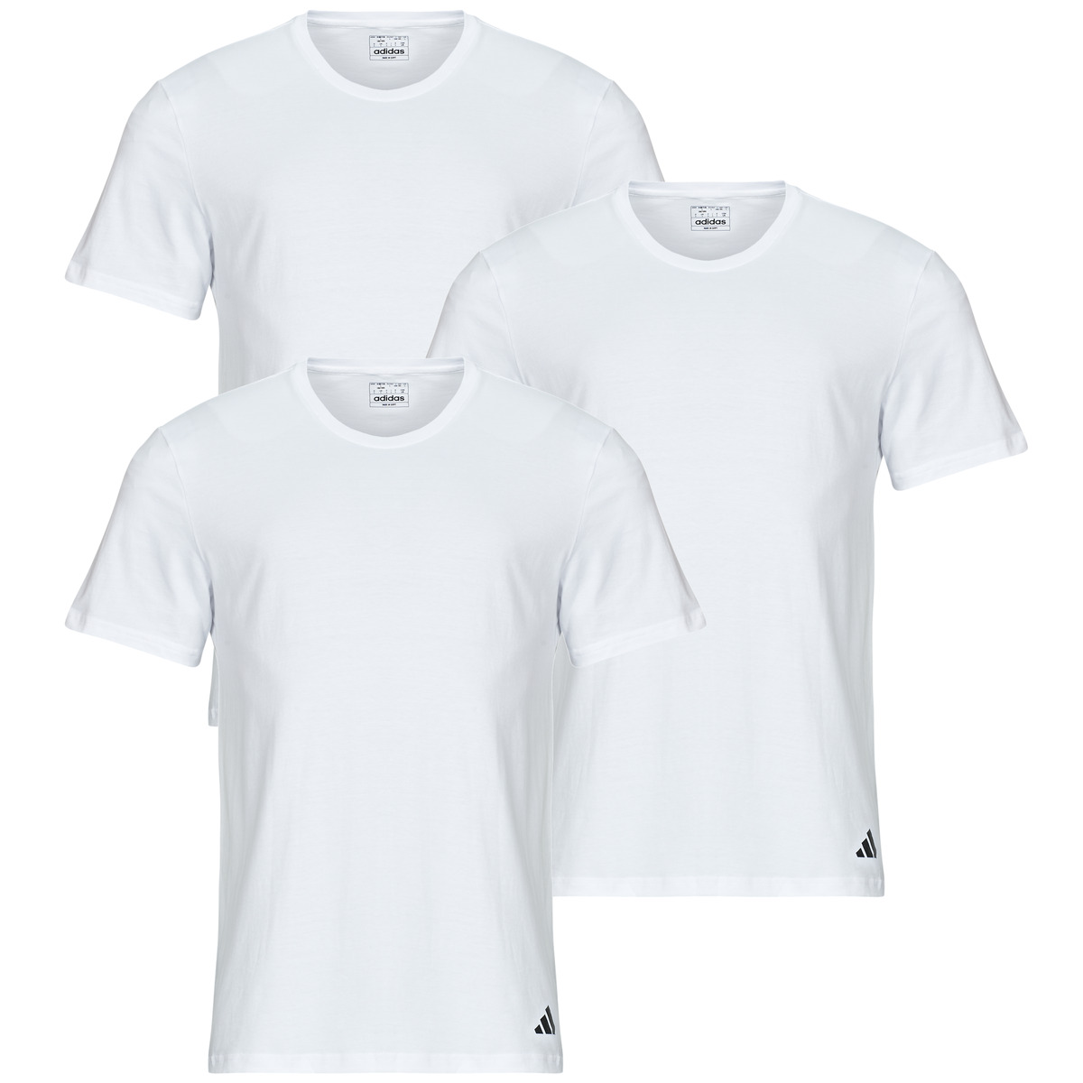 adidas - ACTIVE CORE COTTON Pack de 3 - White