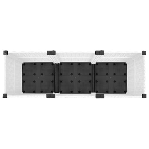 NNEVL Raised Bed 120x40x38 cm Polypropylene