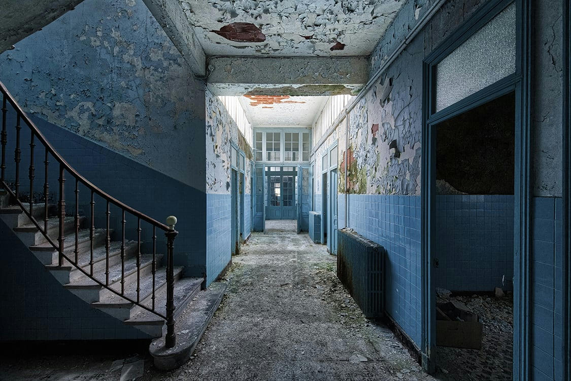 RÊVE BLEU - Photographie d'art de Gaëtan Chambon 30x45 cm sur plexi