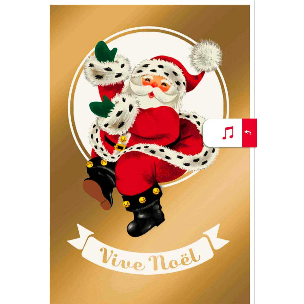 - Carte De Vœux Musicale Petit Papa Noël