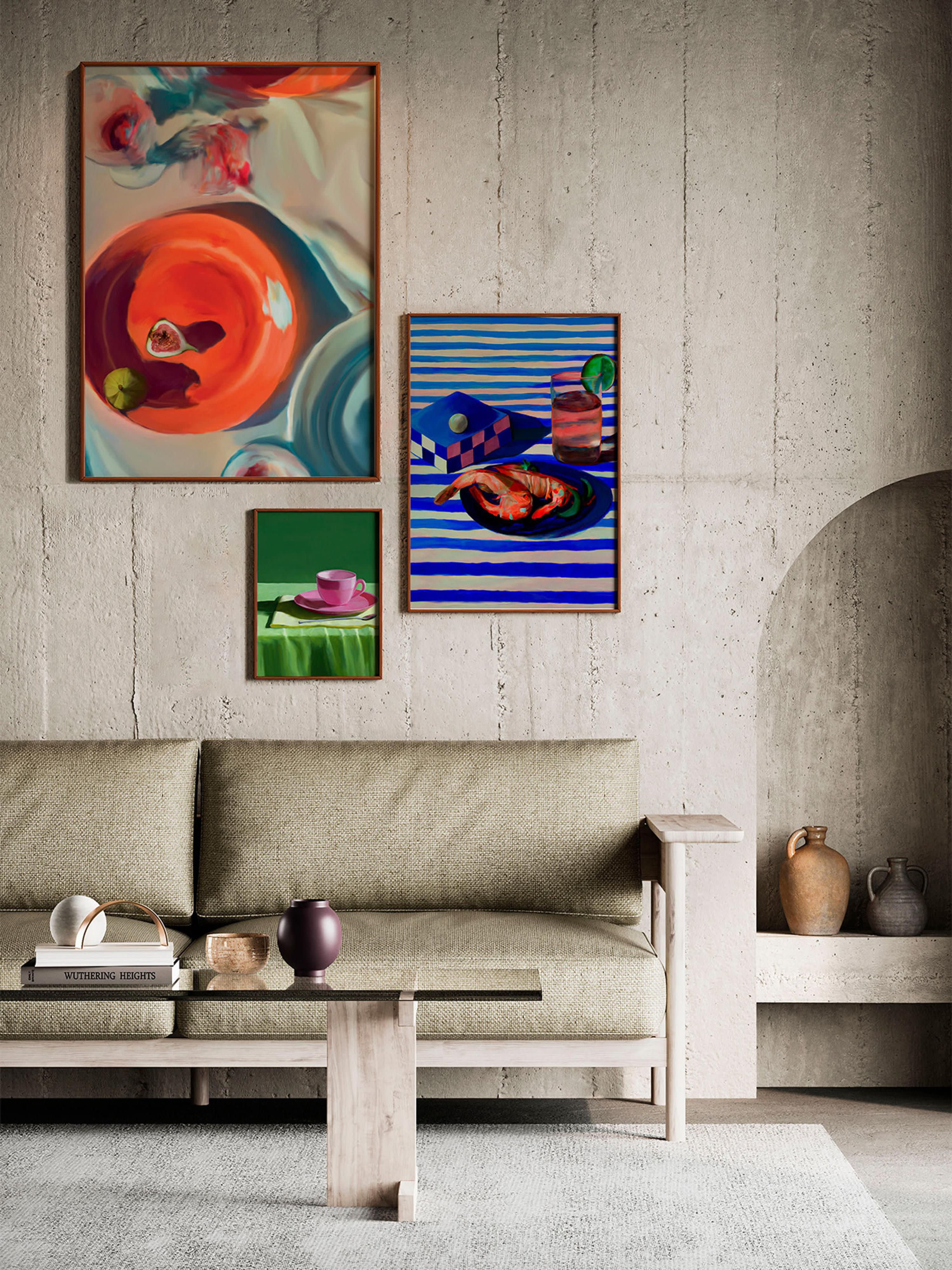 Posters Artwall no. 04 mit Rahmen, 3er-Set