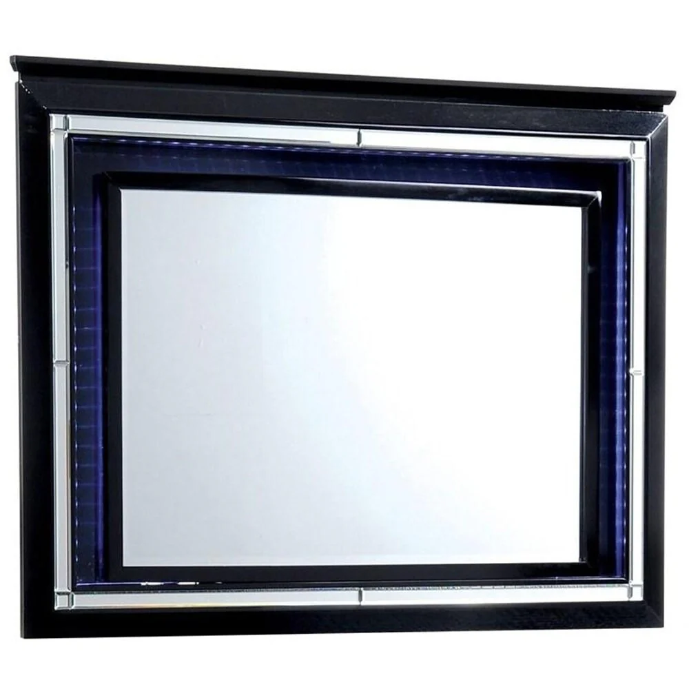 Esme 5 Pc. Queen Bedroom Set w/ 2NS in Black