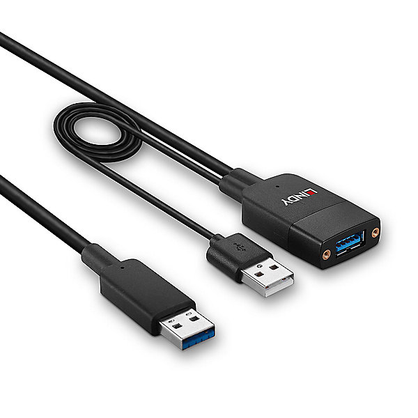 Extendeur USB 3.2 hybride 10Gbps 35m LINDY