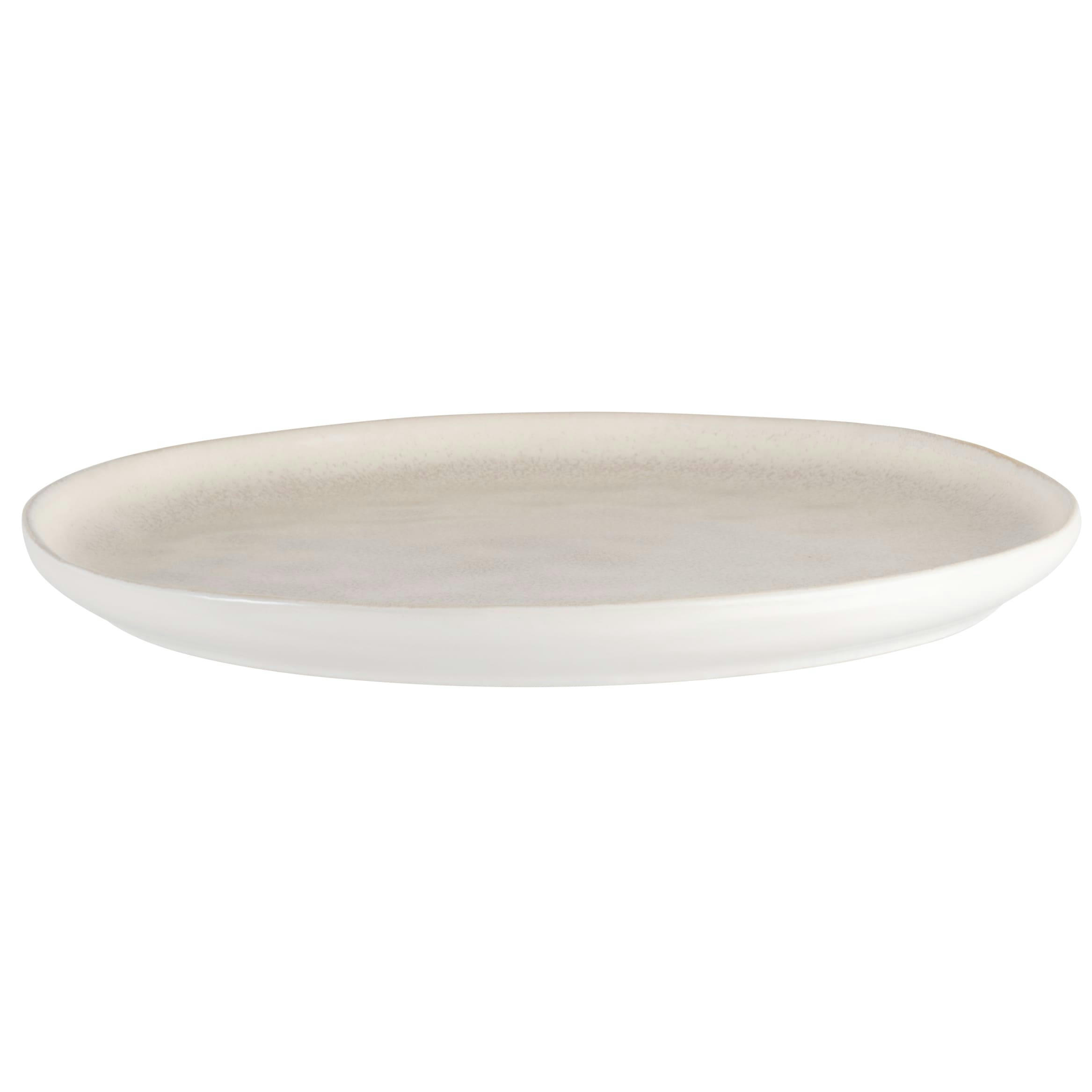 AZRA - Assiette plate en grès beige