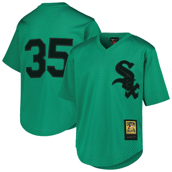 Frank Thomas Chicago White Sox Youth Cooperstown Collection Mesh Batting Practice Jersey - Green