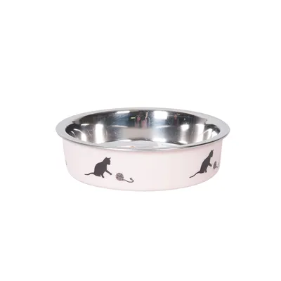 Karlie Ascar Stainless Steel Cat Bowl