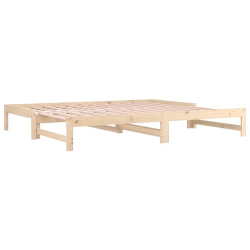 NNEVL Pull-out Day Bed 2x(92x187) cm Solid Wood Pine
