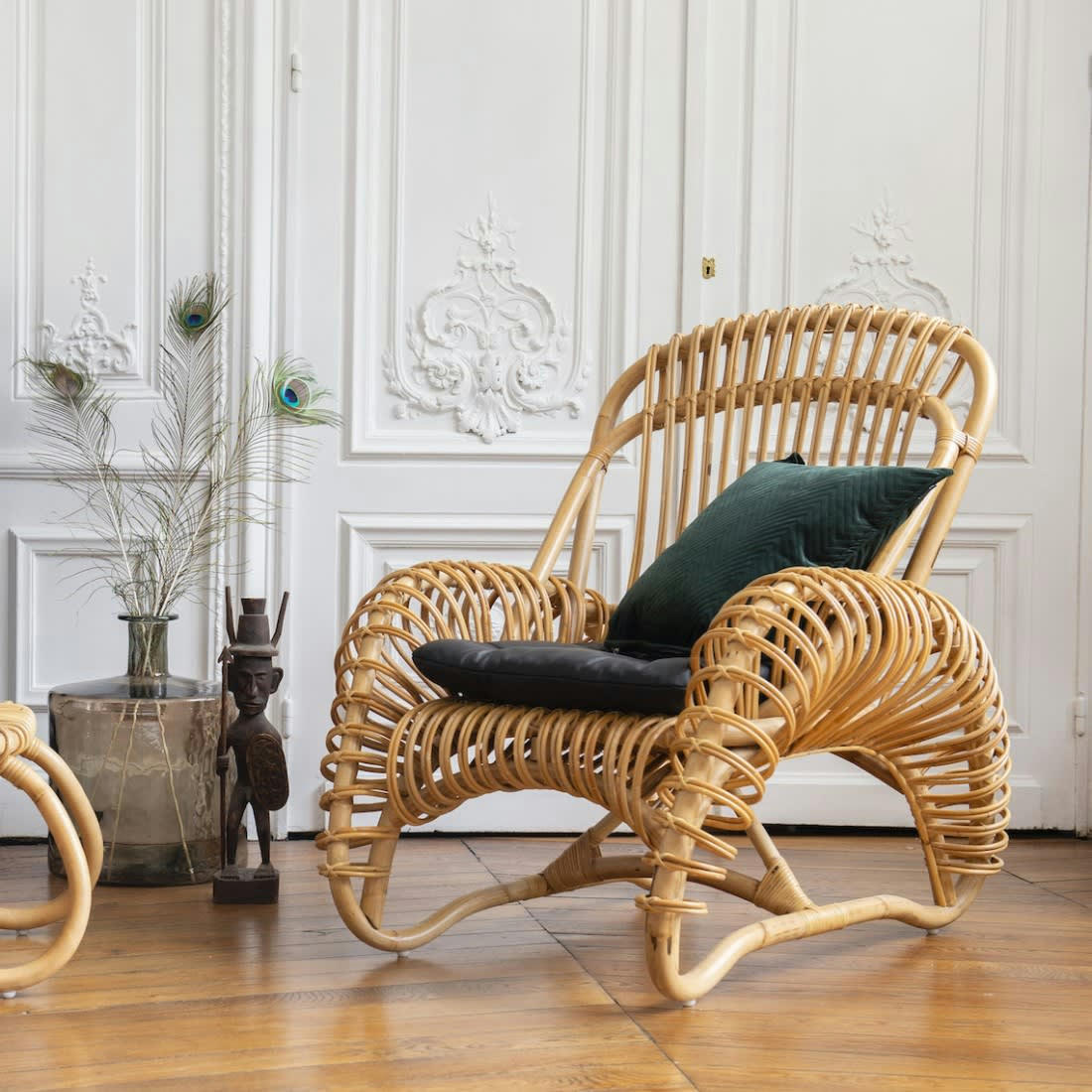 BOUCLE - Fauteuil en rotin
