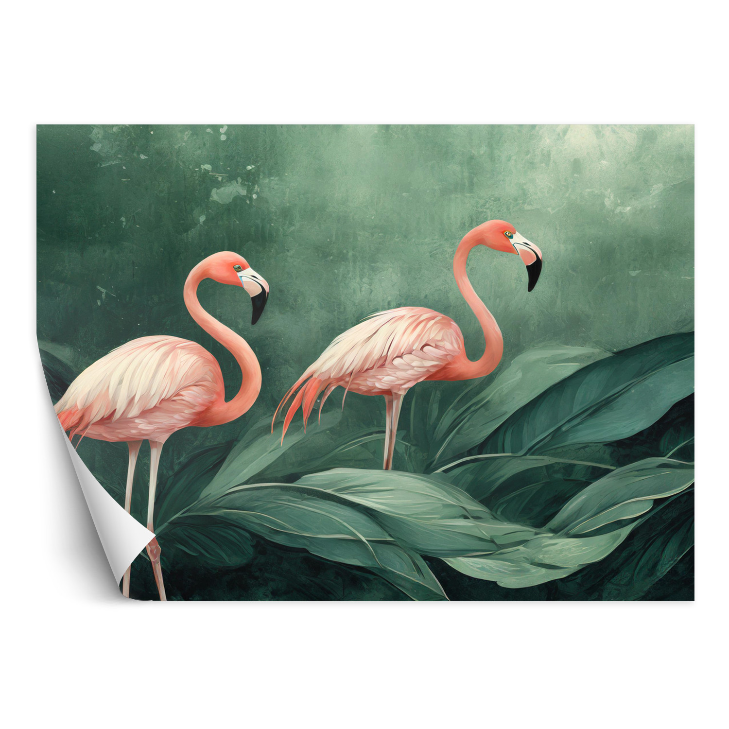 Feeby Fototapeta Botanika Flamingi Natura