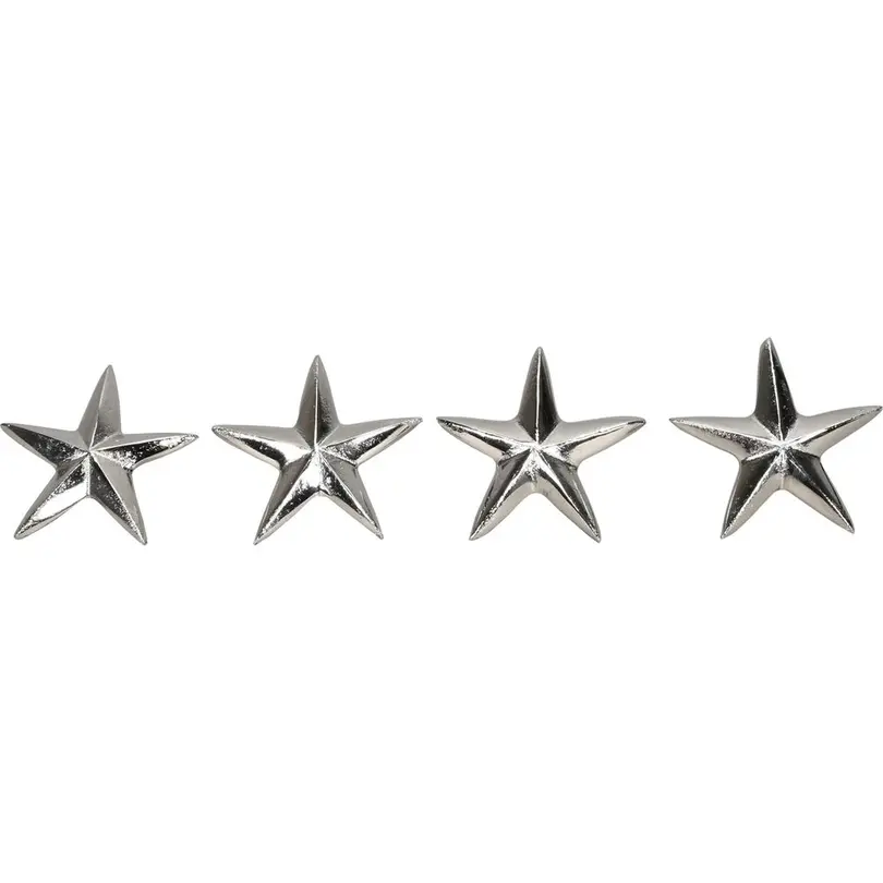 Kerzenhalter 4er-Set Kerzenpin Stern