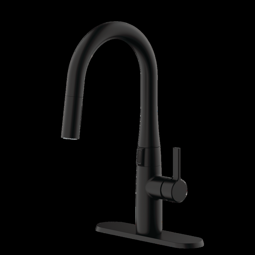 Danze Smartsense 1-Handle Kitchen Pull-Down Faucet, Matte Black