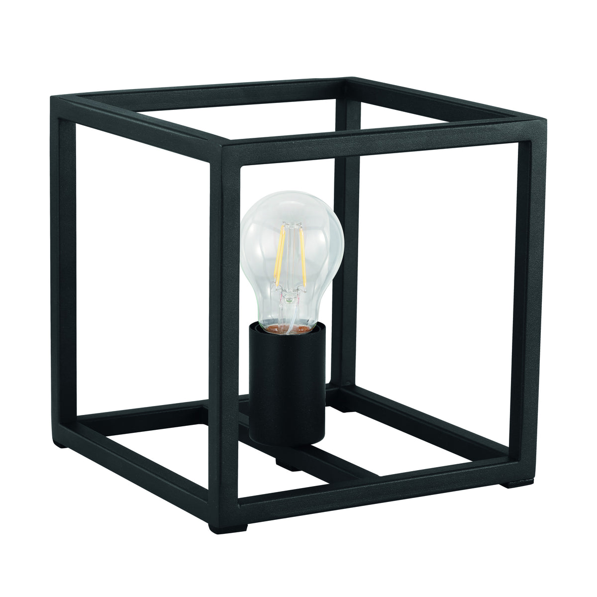 EGLO tafellamp Eldrick - e27(excl.) - industrieel - 20cm - metaal - zwart