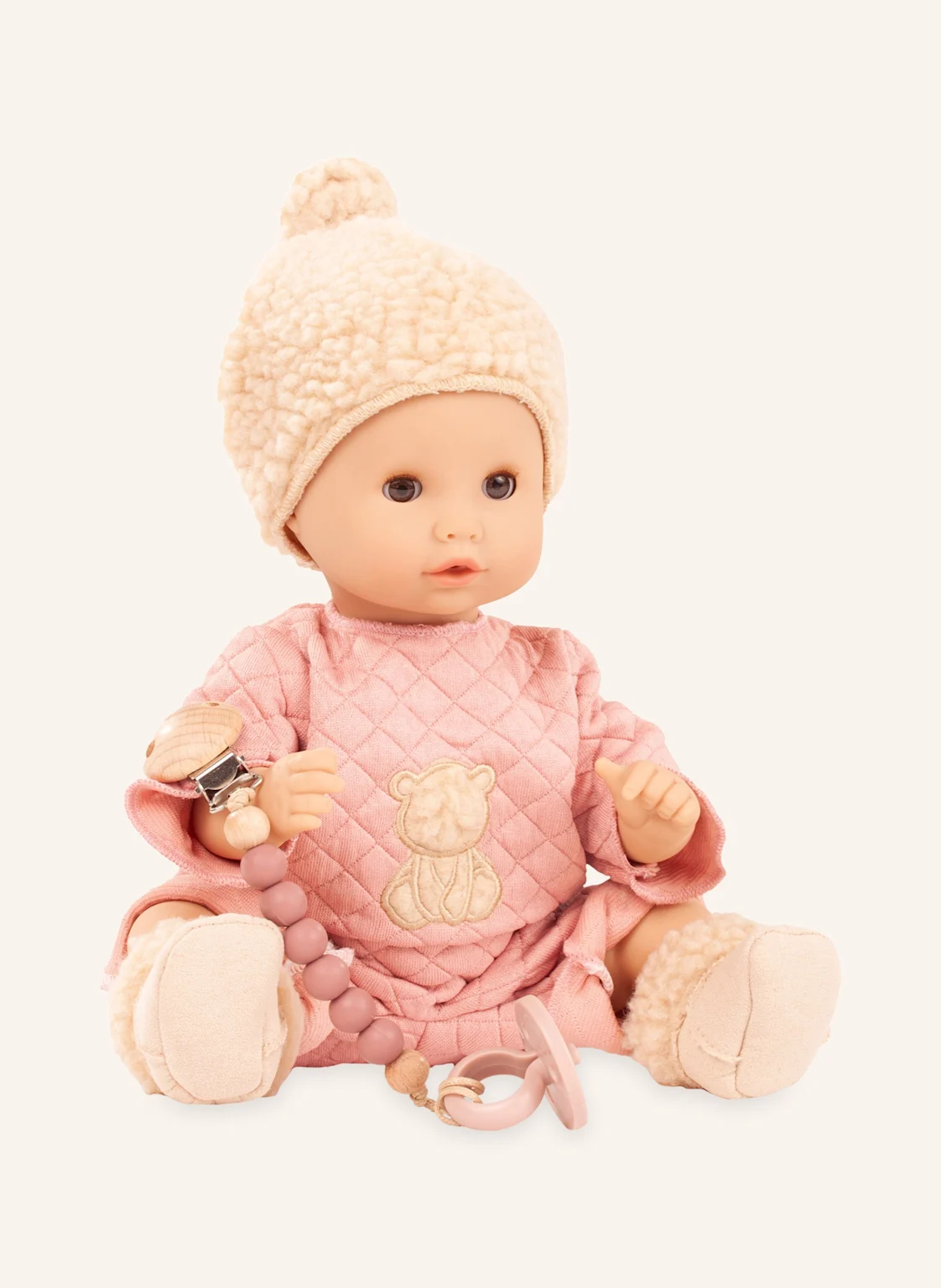 Götz Babypuppe SLEEPY AQUINI Bärig