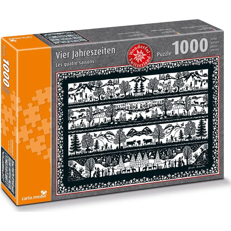 Puzzle 1000er-Set Vier Jahreszeiten