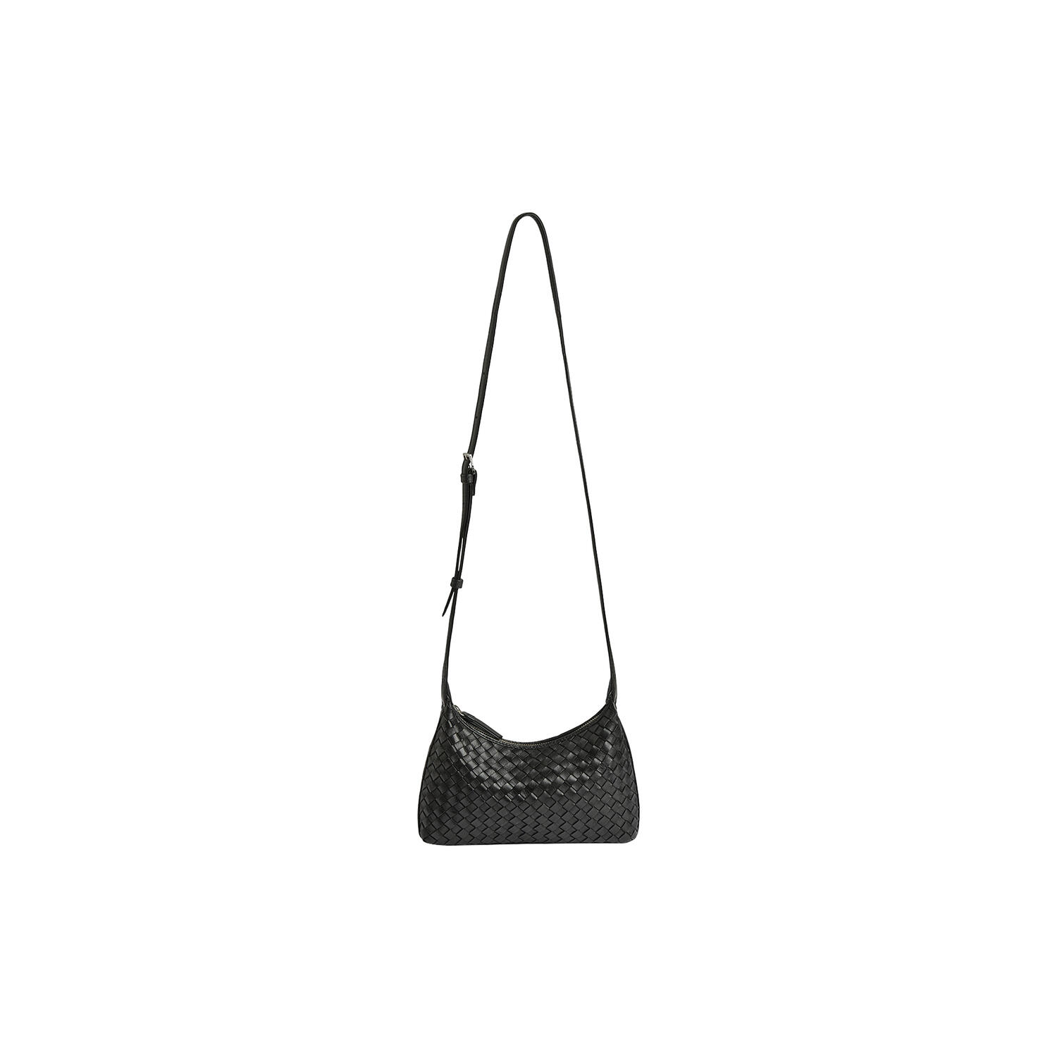 AvenyaMBG Cross. Bag Weave, black