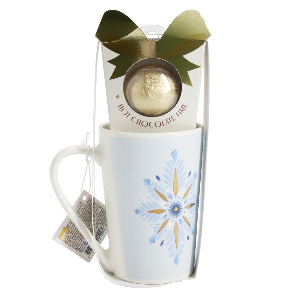 Coffret mug No&euml;l 330ml avec oeuf en chocolat (3 modèles)