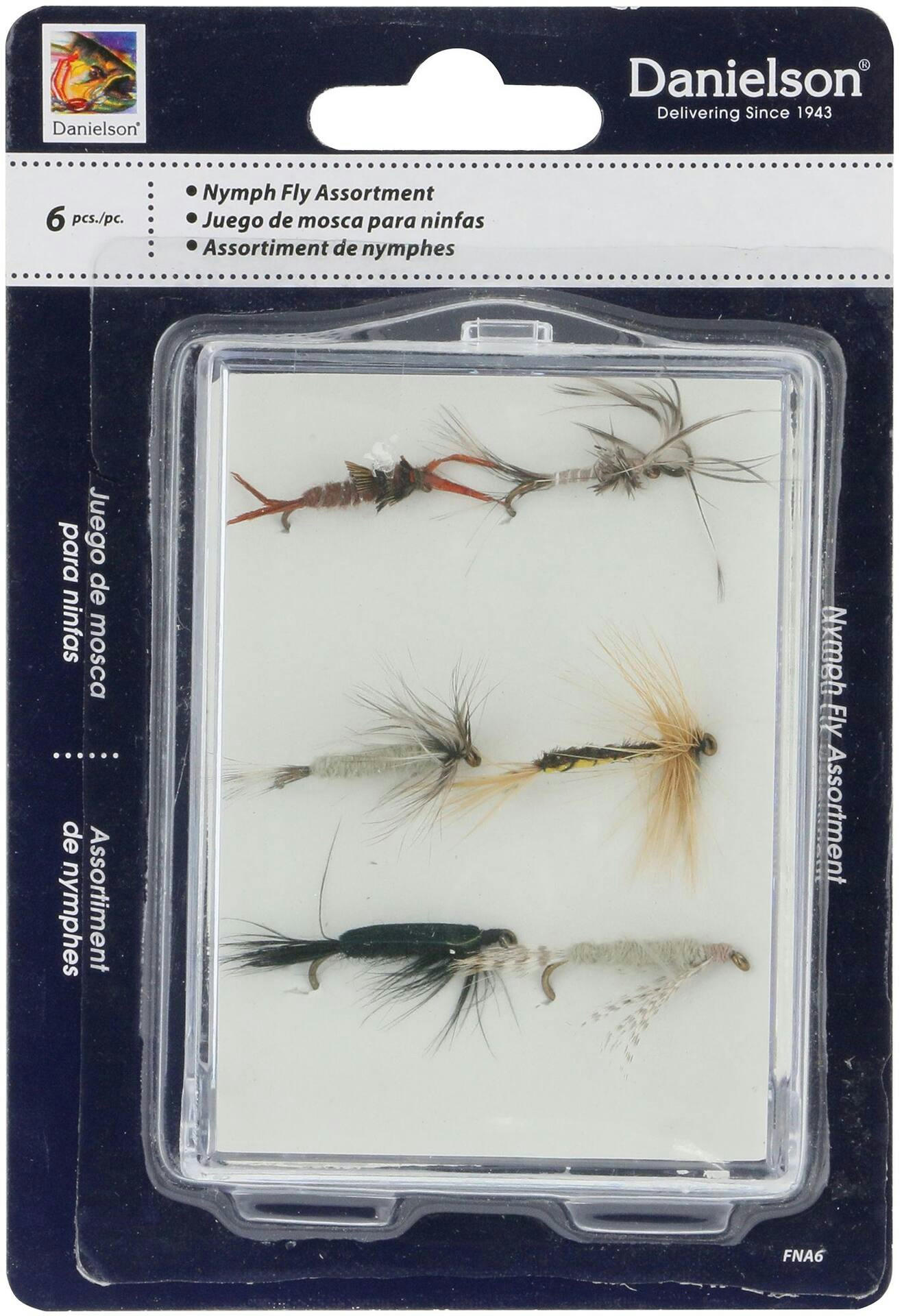 Danielson Nymph Fly Assortment, 6-pk
