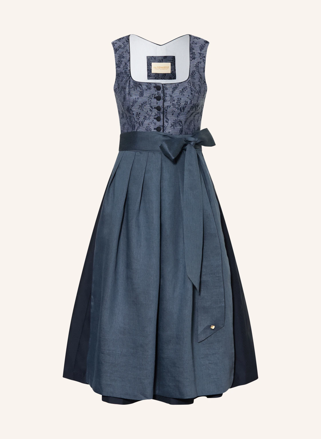 AlpenHERZ Dirndl FREDERIKA mit Leinen