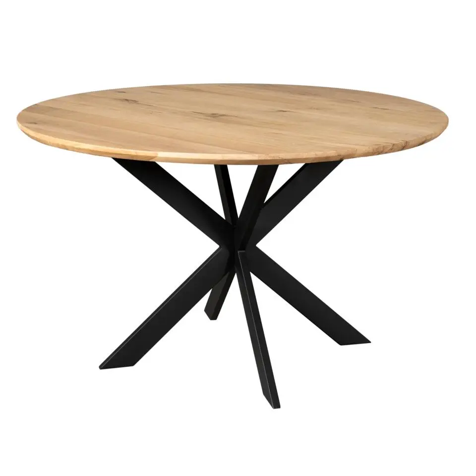 Starfurn - Eettafel Ferris - Bruin - 130x130x76 cm