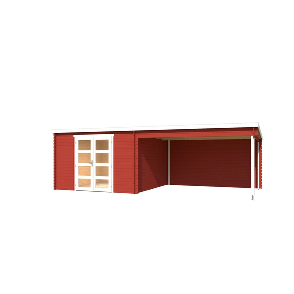 Gartenhaus »New Orleans«, BxHxT: 390 x 222,3 x 359,1 cm (Außenmaße inkl. Dachüberstand), Holz