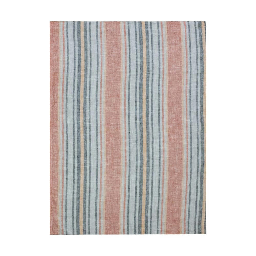 SOMBRILLA SIENNE - Torchon  pur lin orange 50x70