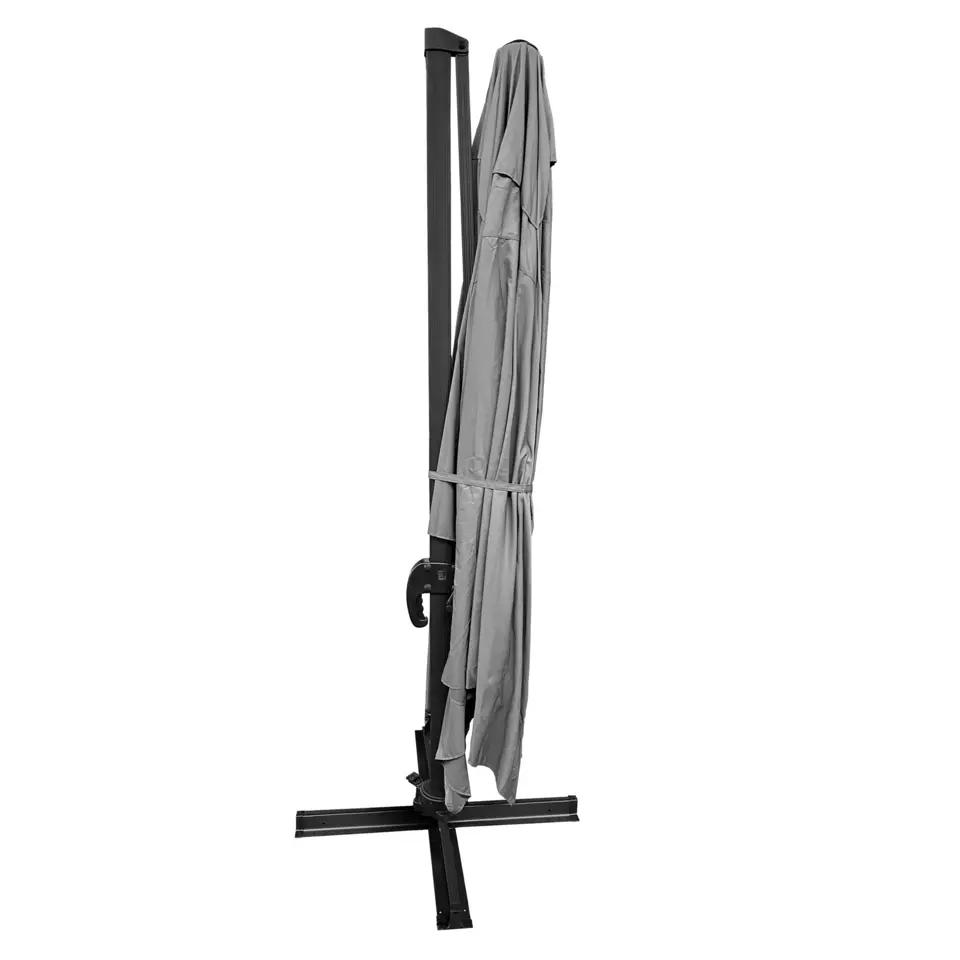 Happy Garden Parasol MOLOKAI - Grijs - Aluminium