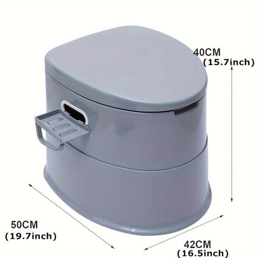NNETM Compact Deluxe Portable Toilet for Camping & Travel