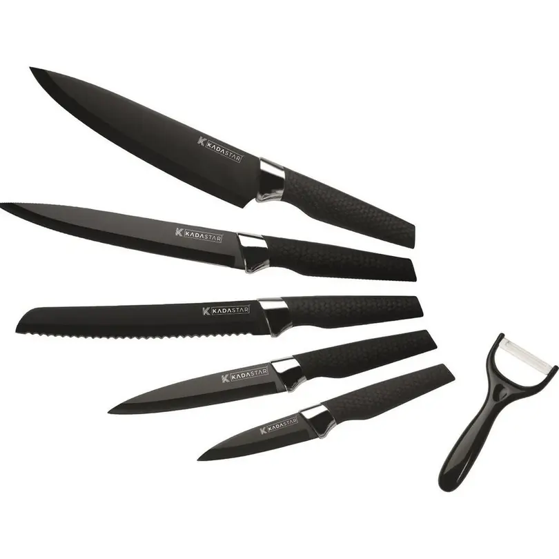 Besteckset 6-teilig Premium Black
