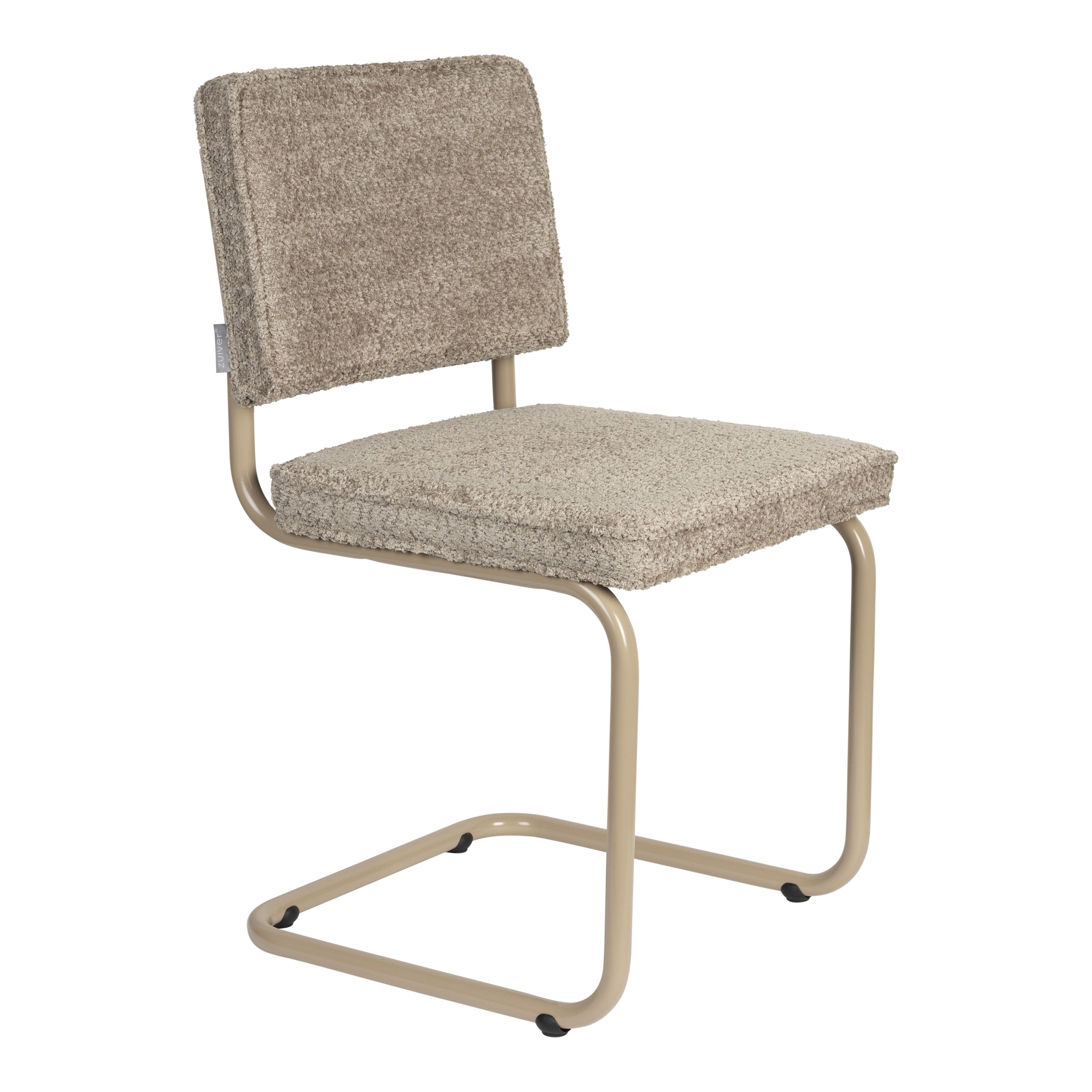 Zuiver Ridge Eetkamerstoel - Bouclé - Beige