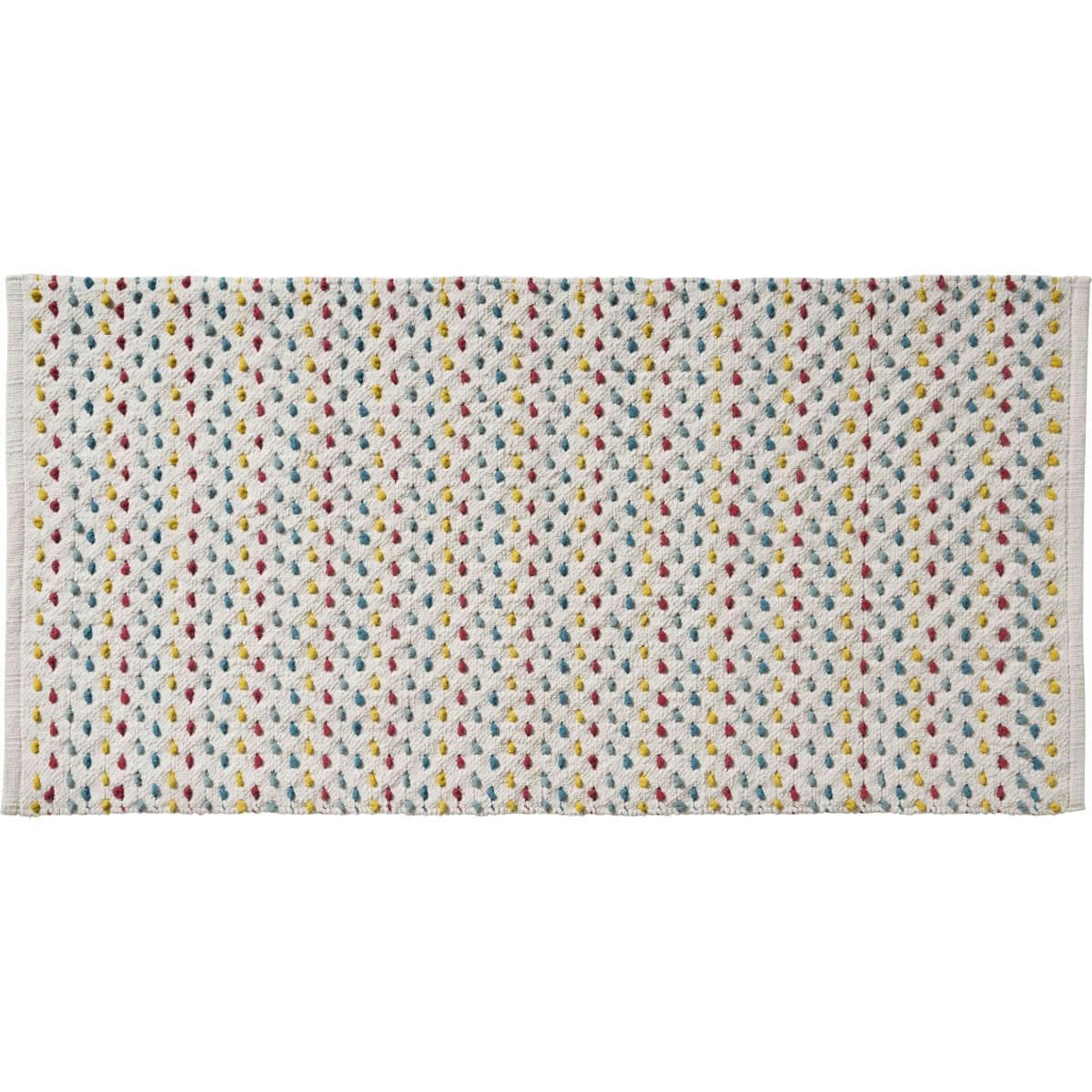FOLK COLORS - Tapis coton fantaisie multicouleur 60x120cm