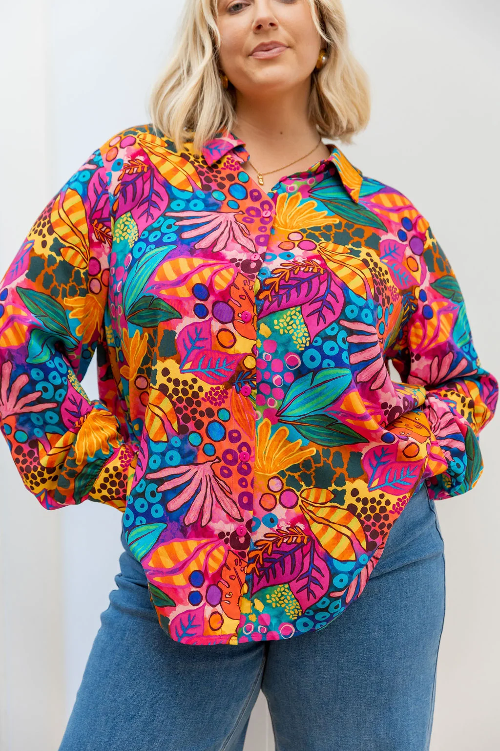 Lana Shirt in Jungle Bungle by Kasey Rainbow