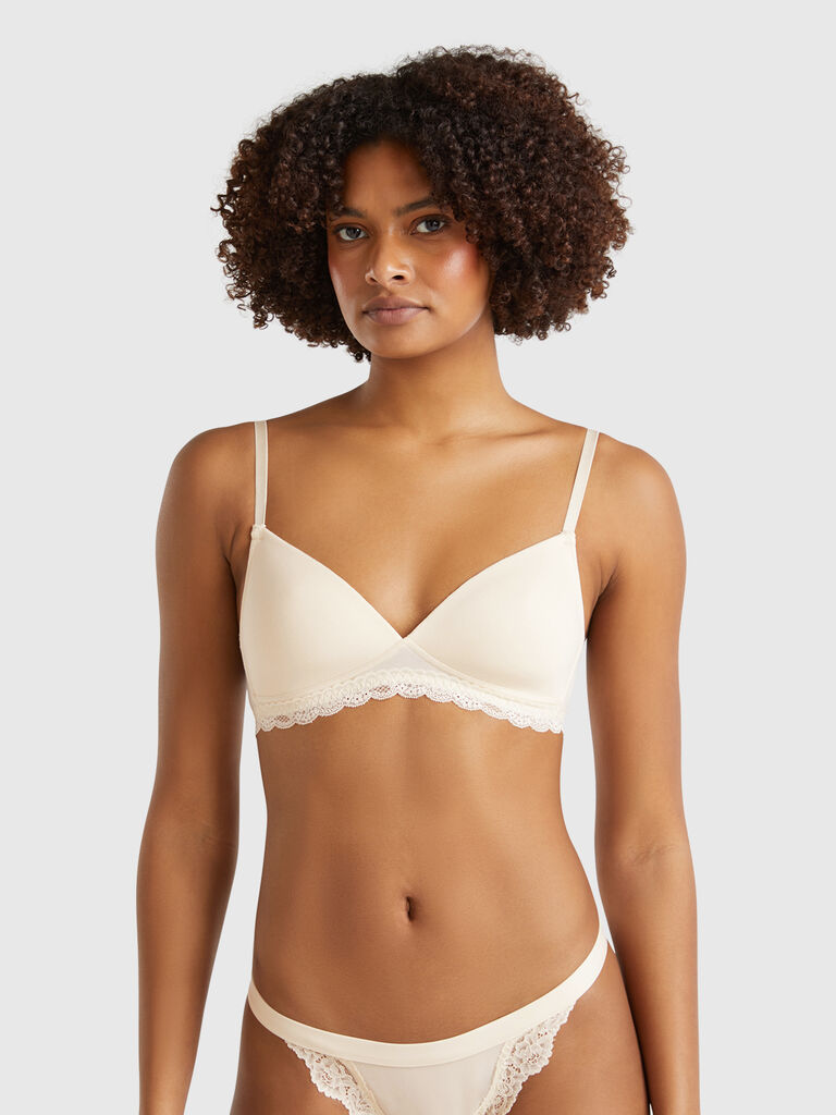 Padded bra in stretch Modal