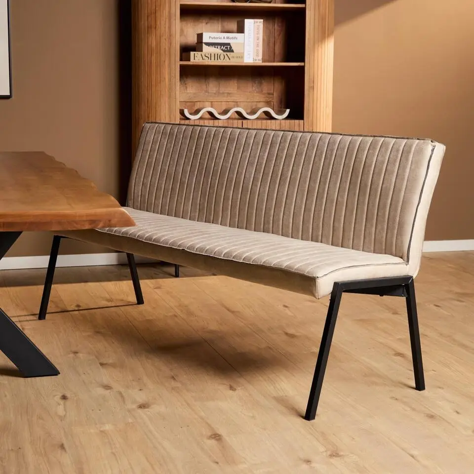StarFurn - Eetkamerbank Tivoli Bull 185 cm - beige