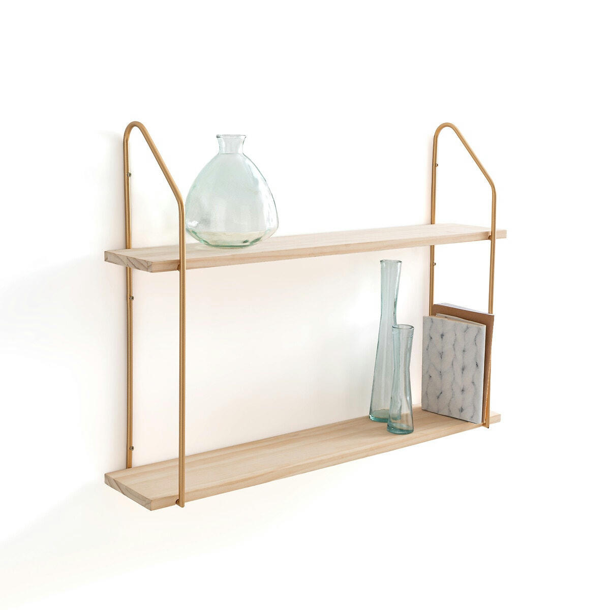 Etagère murale double L80cm, Vinto