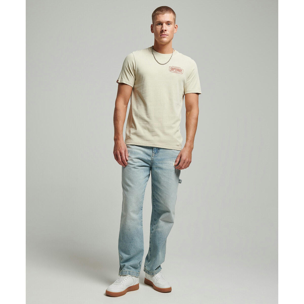 T-shirt manches courtes imprimé, col rond