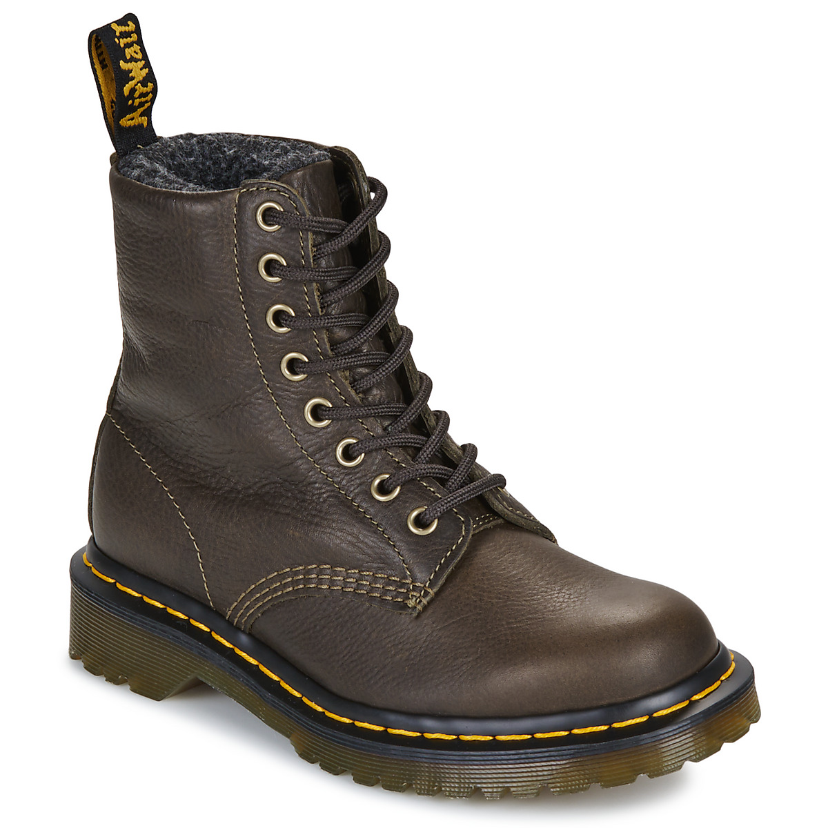 Dr. Martens - 1460 DMS OLIVE GRIZZLY - Brown