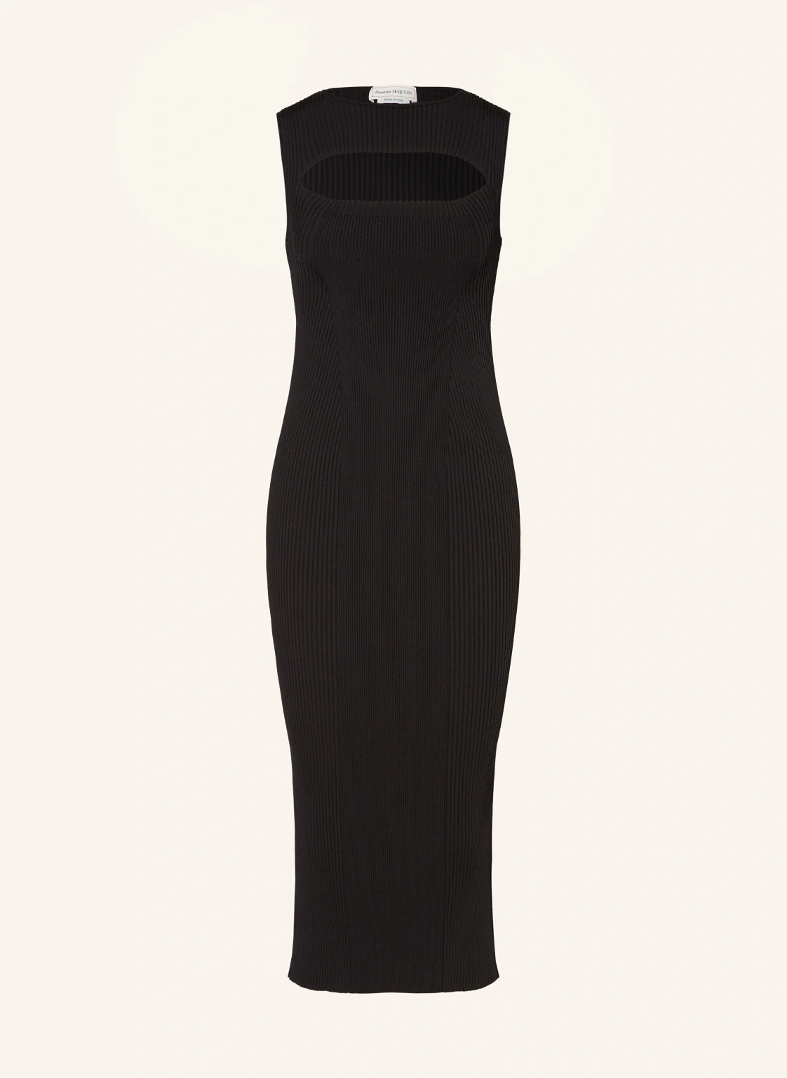 McQUEEN Strickkleid mit Cut-out
