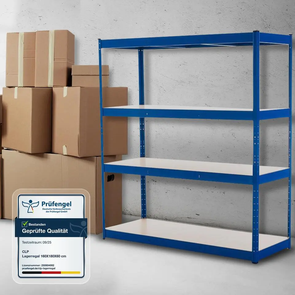 CLP Stellingkast regal Metaal - blauw