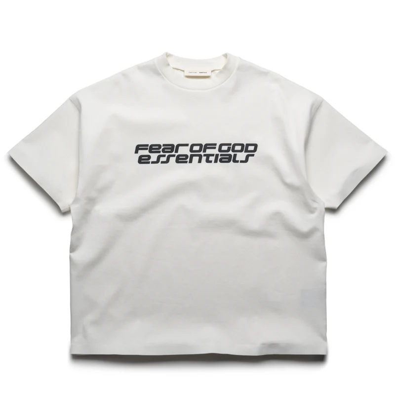 Fear Of God Essentials Ponte 90's Tee - Ivory